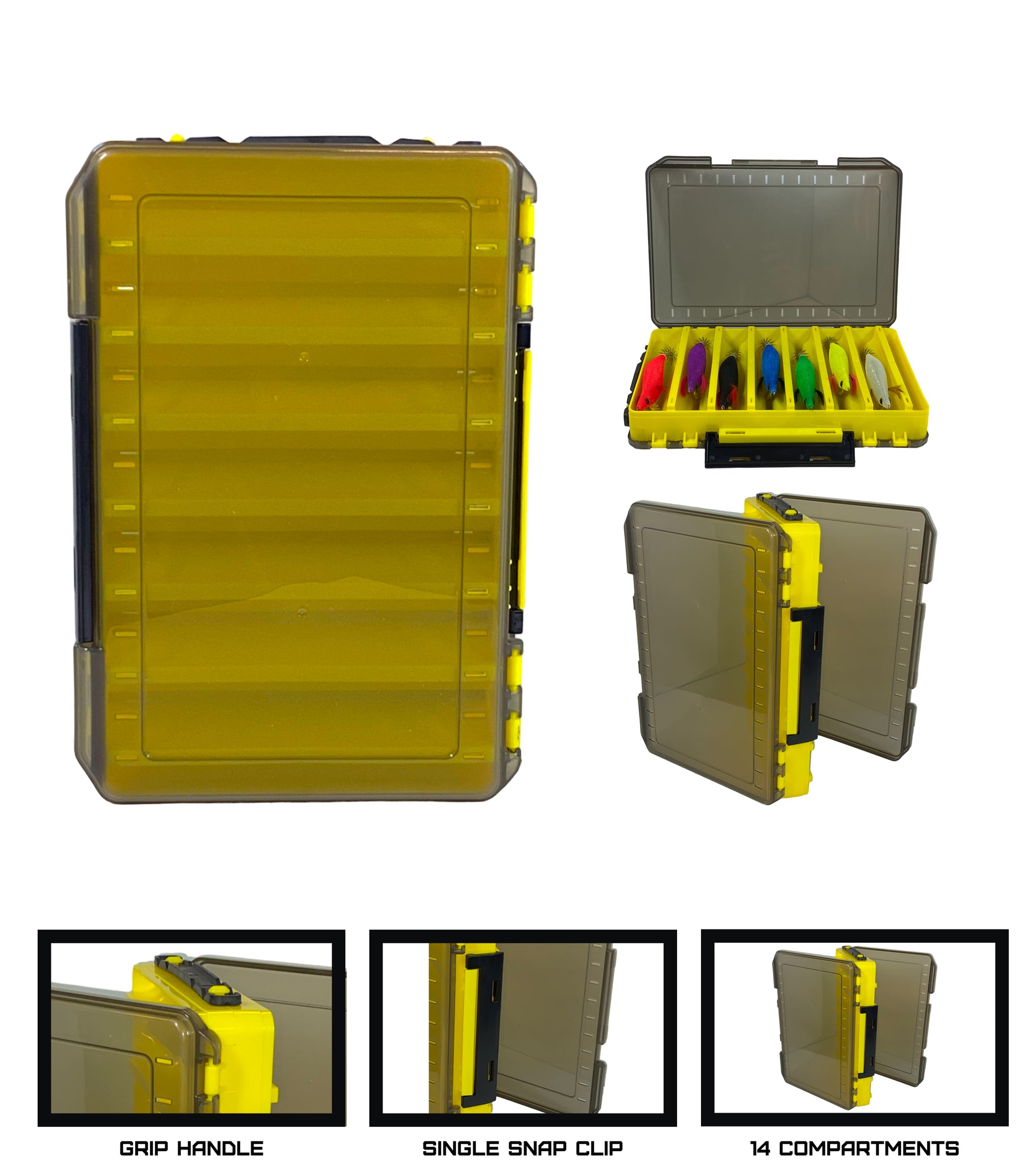 Deluxe 14-Compartment Tackle Box – Egitex Deluxe 14-Compartment Tackle Box – Egitex