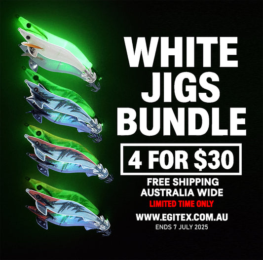 White Jigs Bundle (Size 3.5 Only)